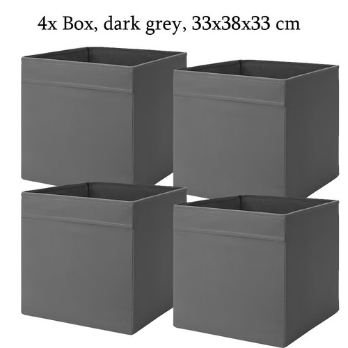 Ikea grey drona storage - x,