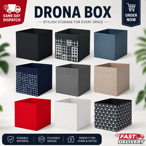 Ikea dröna storage box - storage,