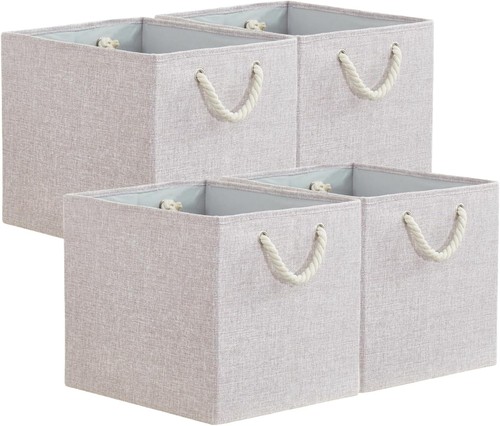 Pack fabric storage cubes - 4-pack,