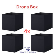 4x IKEA DRONA Storage Boxes